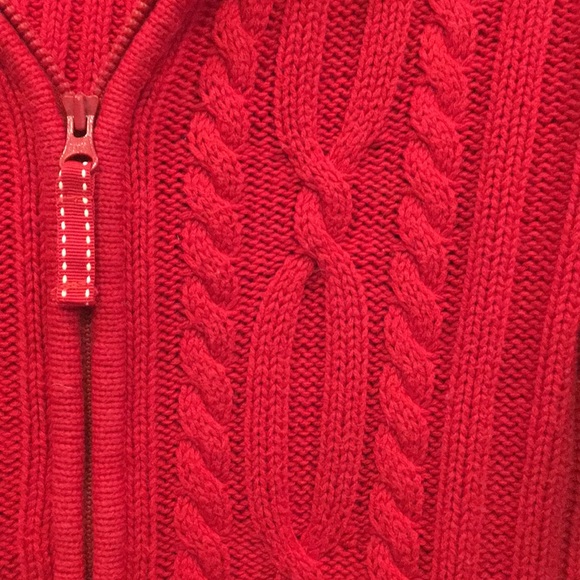 Girls’/Ladies’ Lands’ End Cardigan Hoodie - Picture 5 of 7